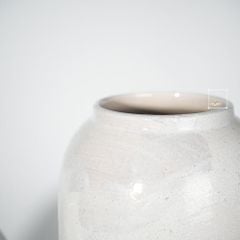 Bình Hoa Gốm Men Chấm Speckled Nghệ Thuật