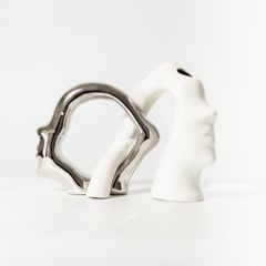 Lọ Hoa Song Diện Hiện Đại – Dual Face Art Vase