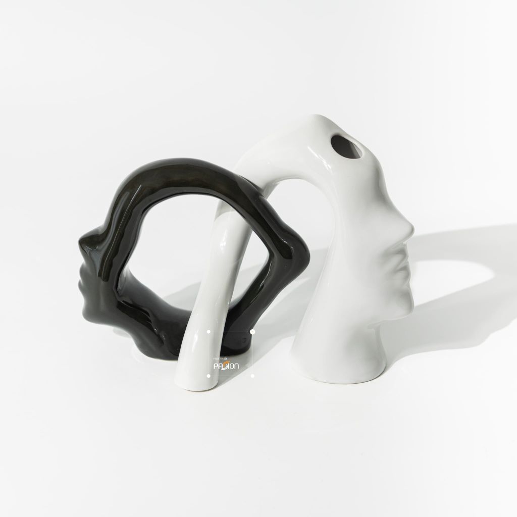Lọ Hoa Song Diện Hiện Đại – Dual Face Art Vase