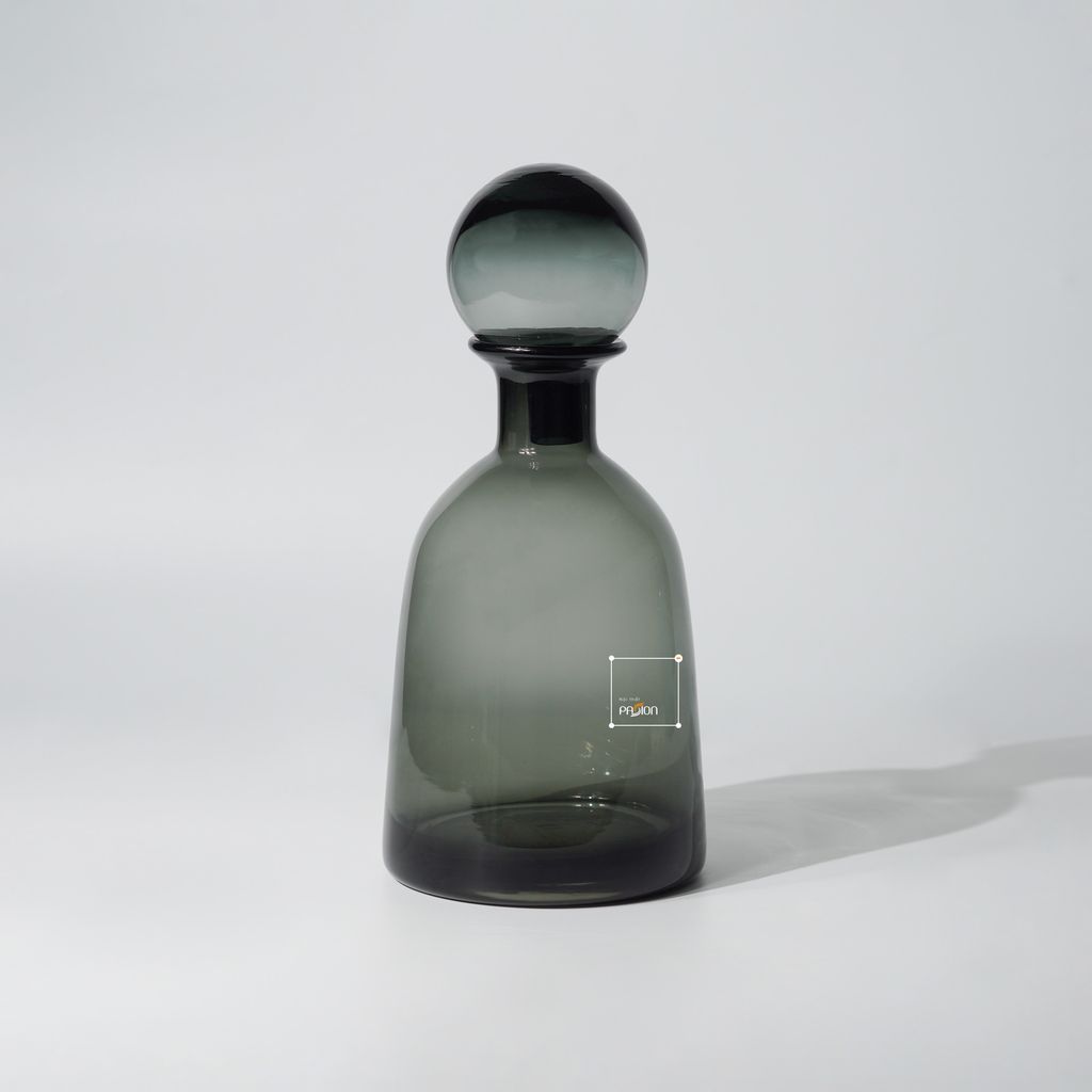 Bình Hoa Thủy Tinh Có Nắp Đậy Trang Trí Sáng Tạo