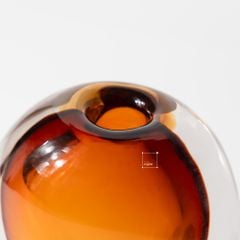 Bình Hoa Thủy Tinh Khối Đặc Cao Cấp Hình Trứng