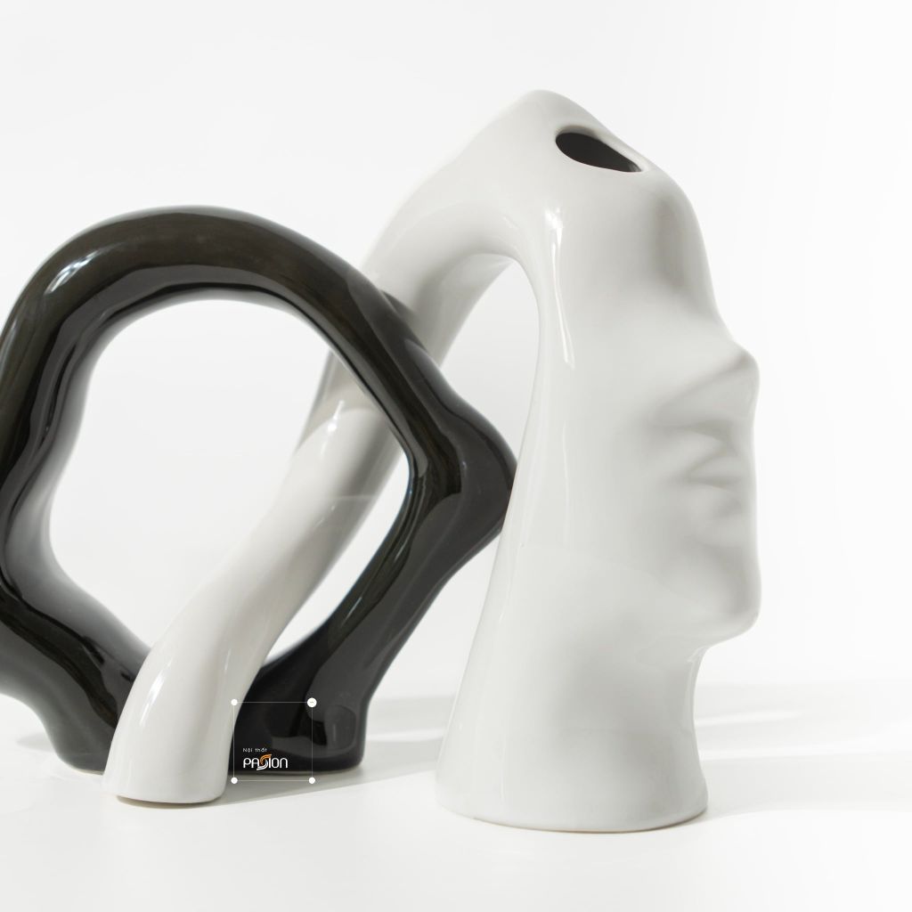 Lọ Hoa Song Diện Hiện Đại – Dual Face Art Vase