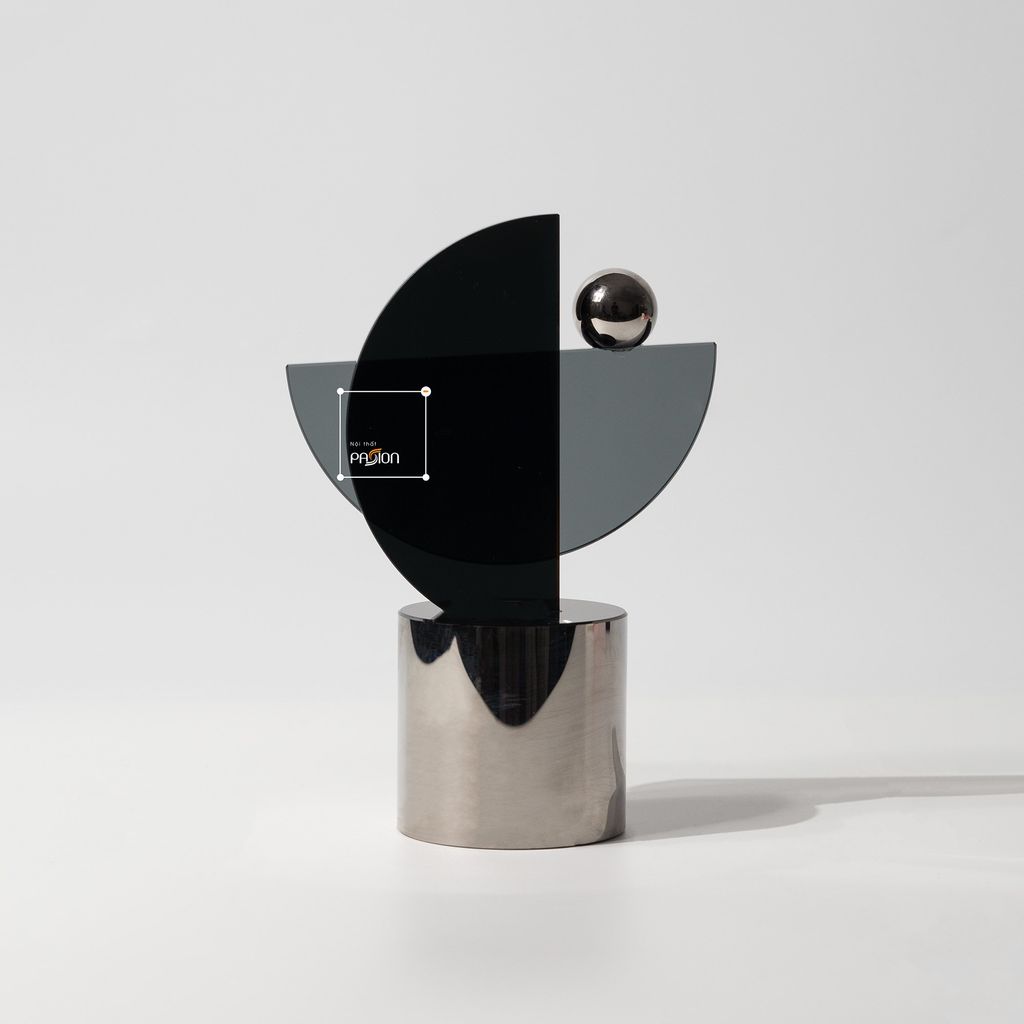 Đồ Trang Trí Pha Lê Hình Học Trừu Tượng Ghép Khối Hiện Đại