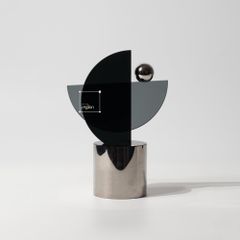 Đồ Trang Trí Pha Lê Hình Học Trừu Tượng Ghép Khối Hiện Đại