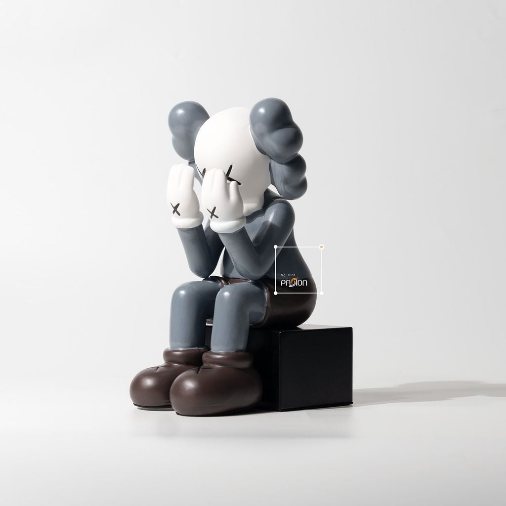 Tượng Decor Trang Trí decor Kaws Sesame Street Trên Kệ Tủ