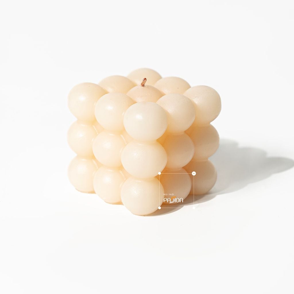 Nến Decor Bong Bóng Đa Sắc Cube Candles