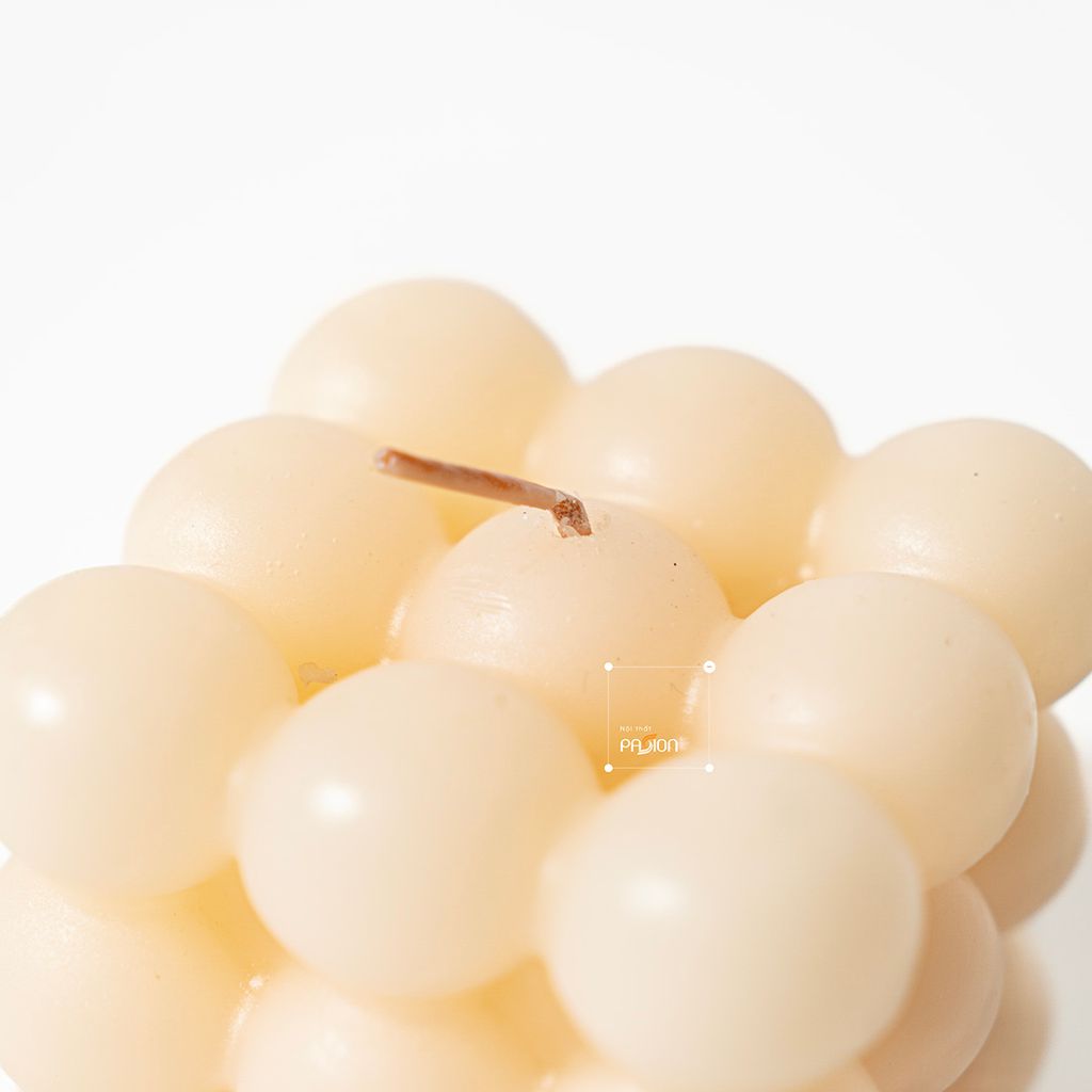 Nến Decor Bong Bóng Đa Sắc Cube Candles
