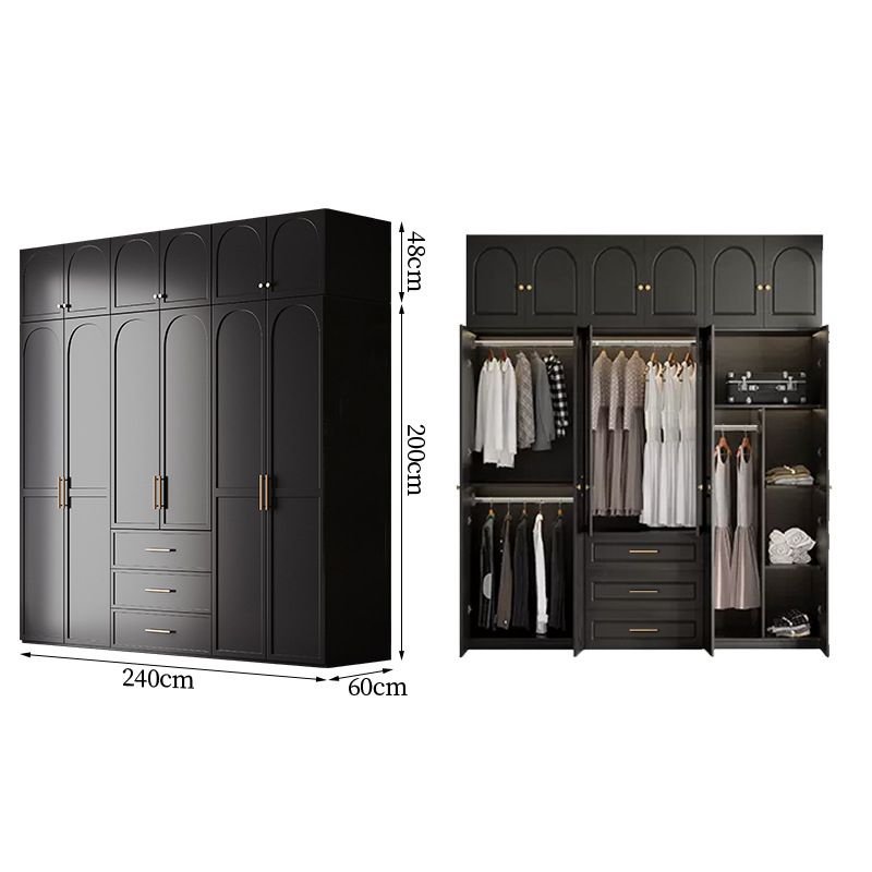 Hệ Tủ Quần Áo Cao Kịch Trần 320x250cm Thiết Kế Vintage