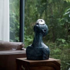 Tượng Bán Thân Trang Trí Kệ Tivi Tủ Sách Nghệ Thuật Trừu Tượng Độc Lạ