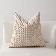 Vỏ Gối Tựa Lưng Hoa Văn Kim Cương Xoắn Tròn