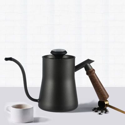 Ấm Rót Cà Phê Cổ Ngỗng Inox 550ml Có Nhiệt Kế