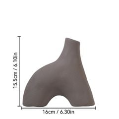 Bình Gốm Cắm Hoa Khô Scandinavian Tối Giản