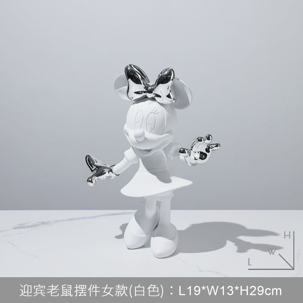 Tượng Chuột Mickey Dễ Thương Decor Tủ Kệ Trang Trí
