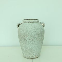 Bình Hoa Gốm Giả Cổ Phong Cách Rustic Có Quai Tai