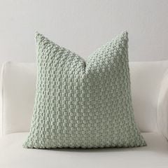 Vỏ Gối Tựa Lưng Hoa Văn Kim Cương Xoắn Tròn