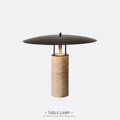 Đèn Bàn Travertine Hậu Hiện Đại Bắc Âu Tối Giản