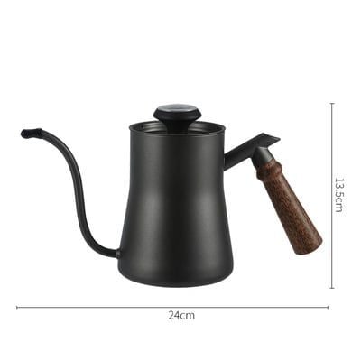 Ấm Rót Cà Phê Cổ Ngỗng Inox 550ml Có Nhiệt Kế