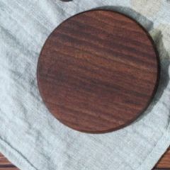 Lót Ly Gỗ Vuông Tròn Có Rãnh