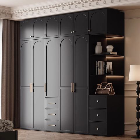 Hệ Tủ Quần Áo Kịch Trần 320x250cm Thiết Kế Vintage