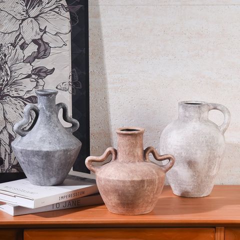 Bình Hoa Gốm Trang Trí Elara Tối Giản