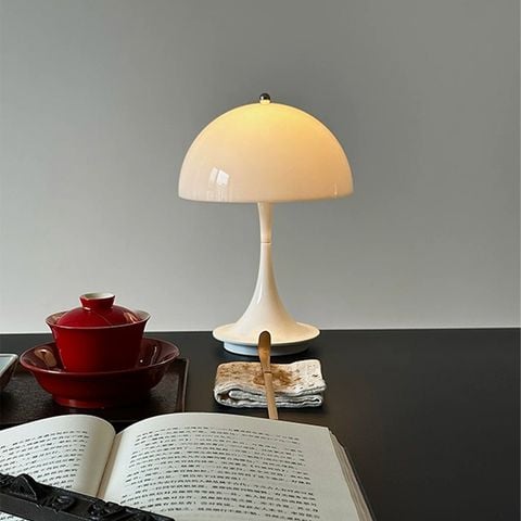 Đèn Bàn Mushroom Lamp Phong Cách Minimalist