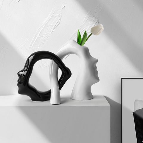 Lọ Hoa Song Diện Hiện Đại – Dual Face Art Vase