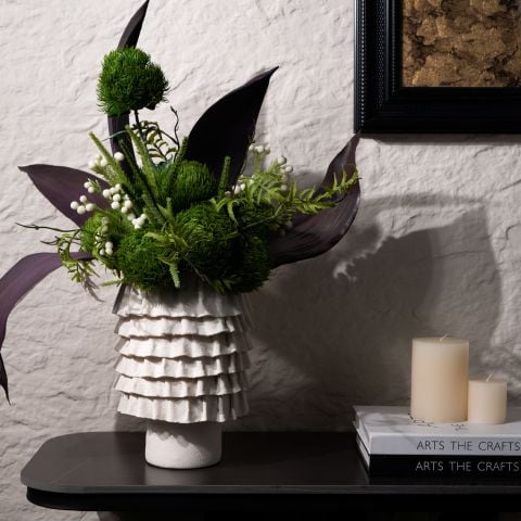 Bình Hoa Gốm Thủ Công Kiểu Xếp Ply