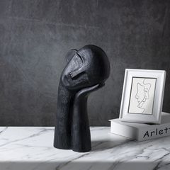 Tượng Chân Dung Hình Bán Thân Nghiên Đầu Suy Nghĩ