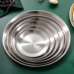 Dĩa Vàng Inox 201 Khay Decor Vàng Cho Bàn Tiệc