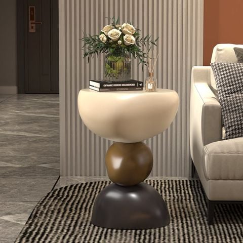 Bàn Phụ Bàn Trà Mini Hình Đá Xếp Tầng Hiện Đại