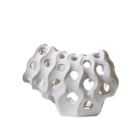 Bộ Đôi Tượng Trang Trí Hình Học San Hô Prisma