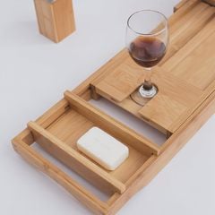 Khay Gỗ Decor Bồn Tắm Có Thể Thu Nhỏ