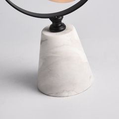 Quả Cầu Pha Lê Inox Chân Đá Cẩm Thạch Sang Trọng