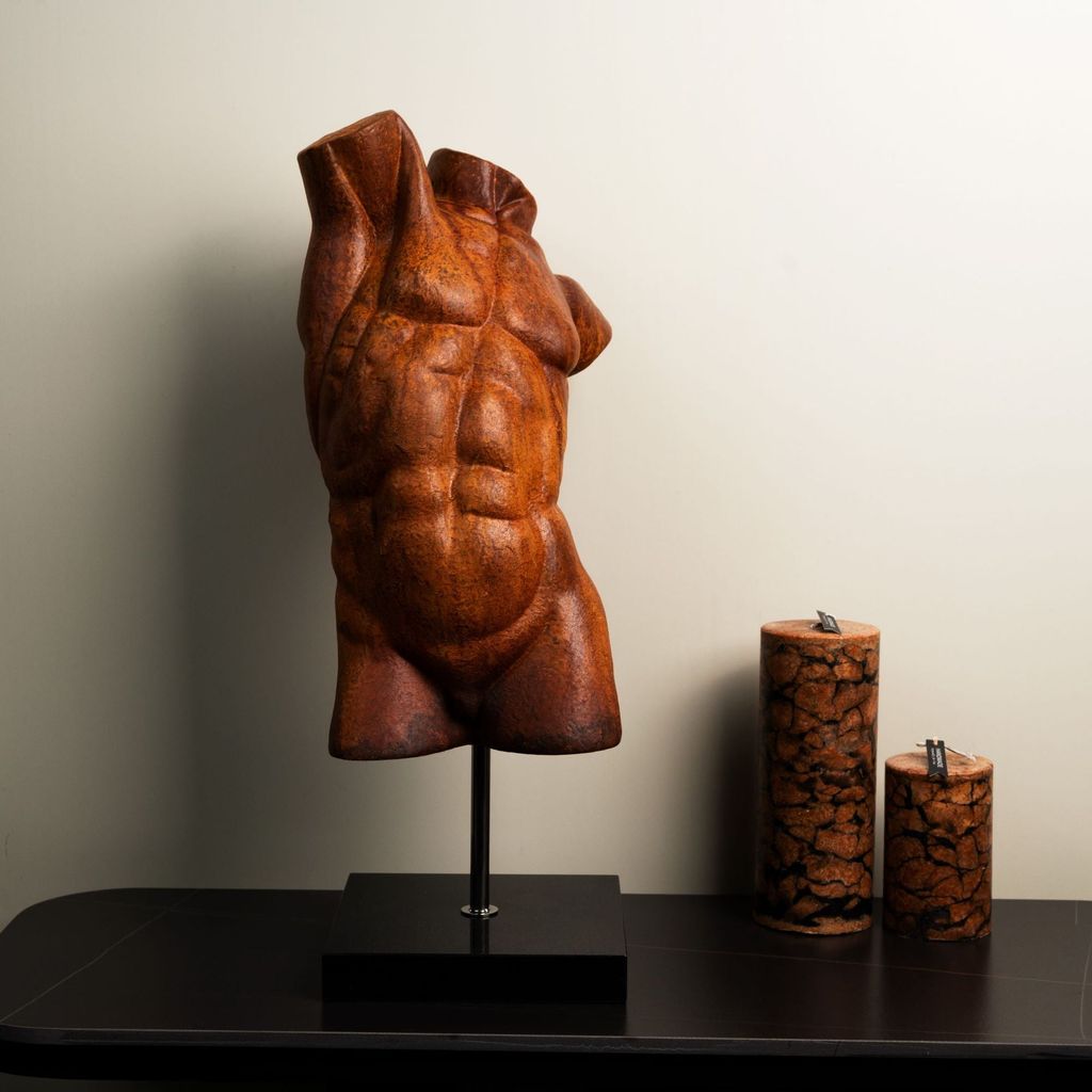 Tượng Trang Trí Biểu Trưng Sức Mạnh Hình Nam Thần Nghệ Thuật