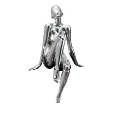 Tượng Ngồi Nữ Thần Takashi Murakami Mạ Điện