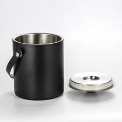 Xô Ướp Lạnh Rượu Bia Inox Có Nắp Và Tay Xách