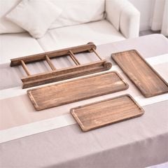 Kệ Gỗ 3 Tầng Trưng Bày Thức Ăn Bàn Tiệc Xếp Gọn