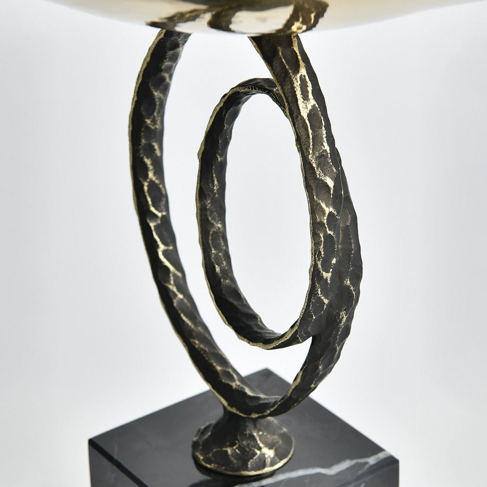 Dĩa Trái Cây Kim Loại Hình Xoắn Cao Cấp