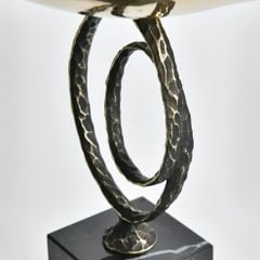 Dĩa Trái Cây Kim Loại Hình Xoắn Cao Cấp