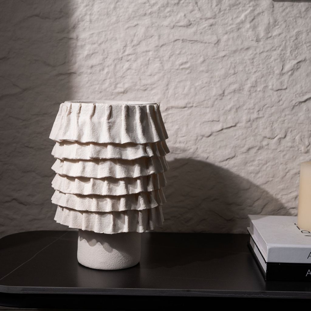 Bình Hoa Gốm Thủ Công Kiểu Xếp Ply