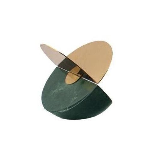 Quả Cầu Đá Cẩm Thạch Trắng Hình Học