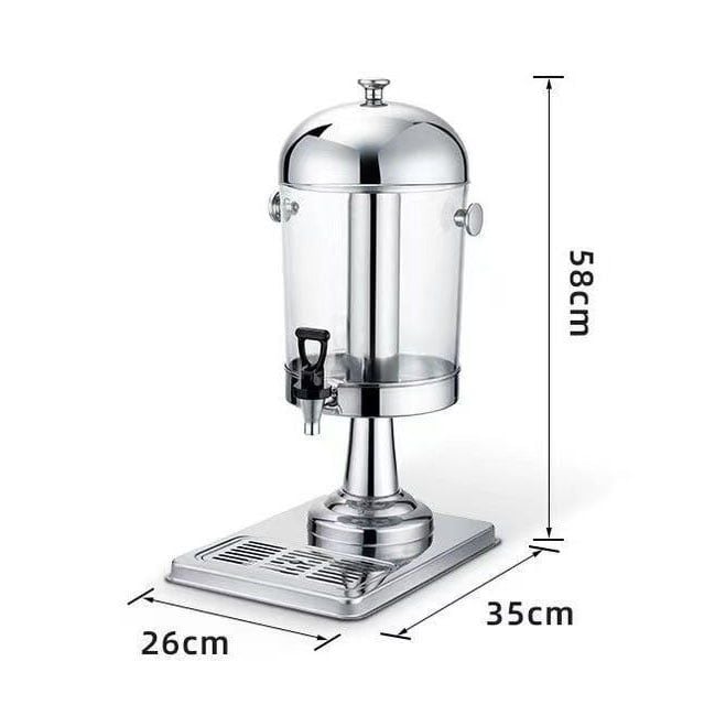 Bình Đựng Nước Trái Cây Buffet Inox Có Vòi 8L