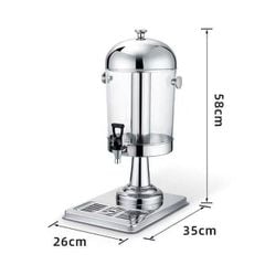 Bình Đựng Nước Trái Cây Buffet Inox Có Vòi 8L
