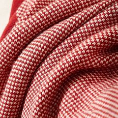 Chăn Len Dệt Kim 2 Mặt Tông Đỏ Sang Trọng