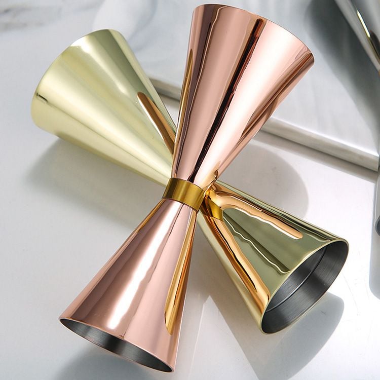 Ly Đong Rượu 2 Đầu Inox Định Lượng Pha Chế