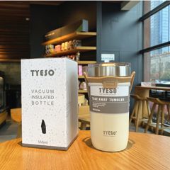 Ly Giữ Nhiệt Phủ Silicon Cao Cấp Nắp Trong Suốt Sử Dụng Ống Hút Có Size Đại