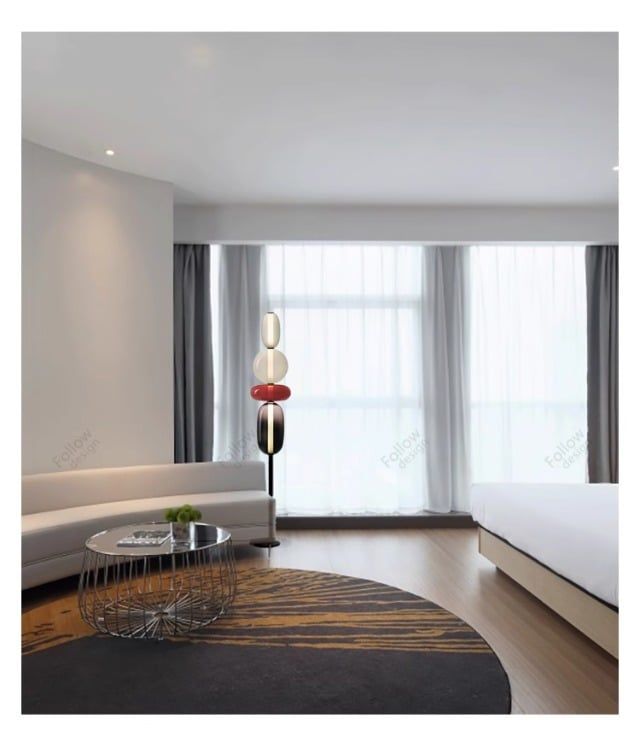 Đèn Sàn Thủy Tinh Bomba Hình Que Kẹo Sang Trọng