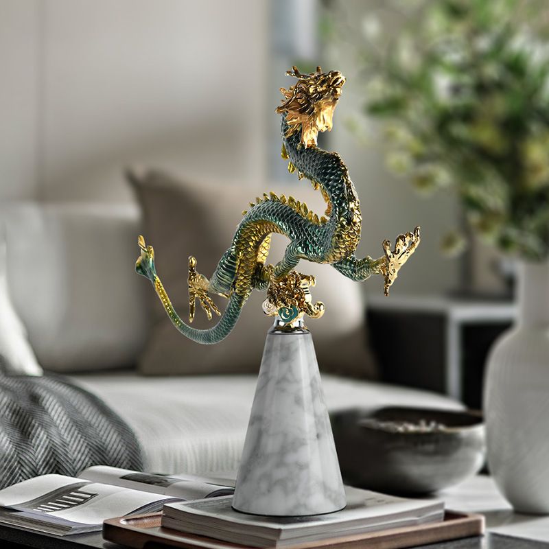 Tượng Đồng Trang Trí Hình Rồng Phượng Cao Cấp