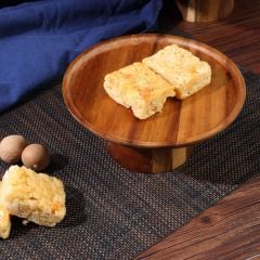 Khay Trưng Bày Bánh Cao Chân Gỗ Keo Acacia Kiểu INS