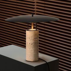 Đèn Bàn Travertine Hậu Hiện Đại Bắc Âu Tối Giản